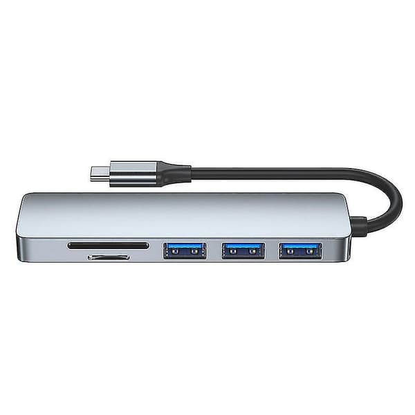 Usb C -keskitin, mfun 6 in 1 Usb C - Hdmi-sovitin Usb 3.0 -portilla, s