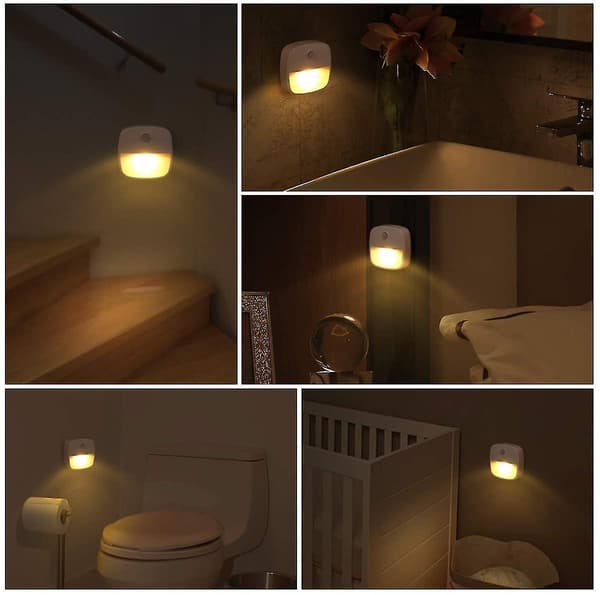 (upgraded Version) Motion Sensor Light, Cordless  -powered Led Night Light, Wall Light, Closet Lights, Safe Lights