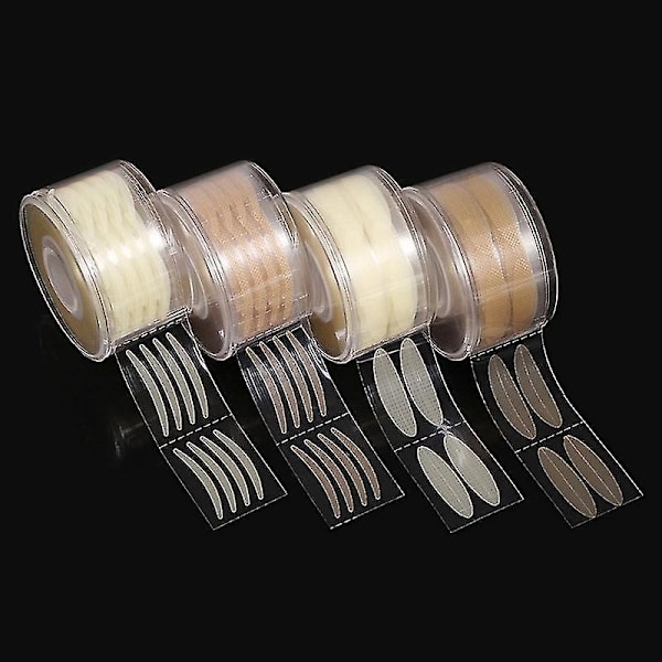 600pcs Roll Seamless Double Eyelid Stickers Natural Invisible Double Eyelid