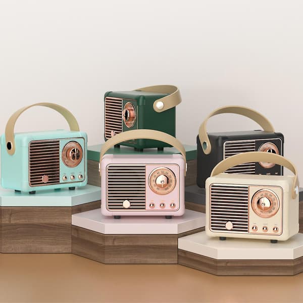 Retro Hm11 Bluetooth Audio Usb Mini Udendørs Bærbar U Disk Tf Kort Høj Kvalitet Med Fm C