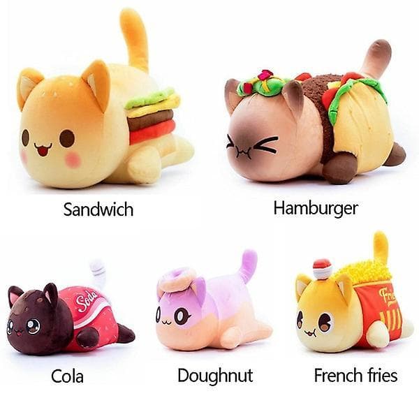 Aphmau Kissa Lelut Pehmolelu Nukketyyny Voileipä Hamburger