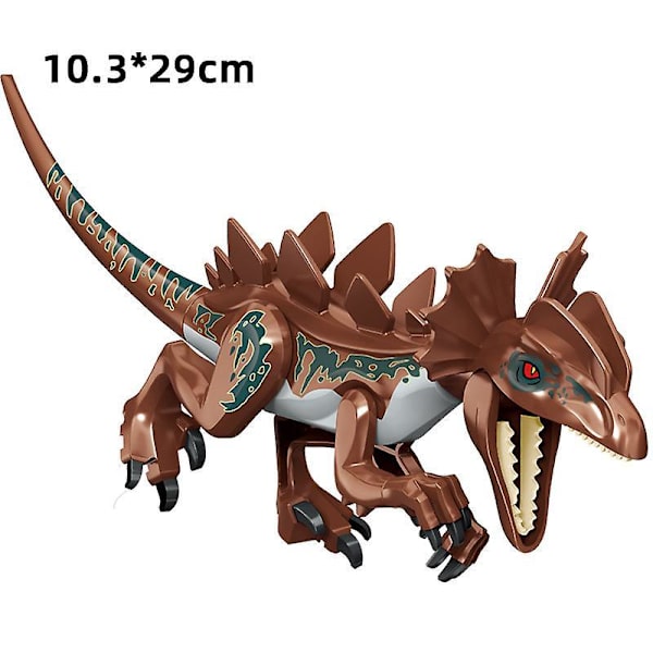 Jurassic Dinosaur World Series Building Blocks Triceratops  Big Figures|blocks Rapid stegosaurus