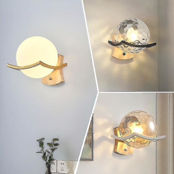 LED Wall Lamp Bedroom Bedside Aisle Dressing Table Lampshade Luxury Living Room Wall Lamp