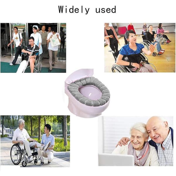 Bathroom Soft Thicker Warmer Stretchable Washable Cloth Toilet Seat