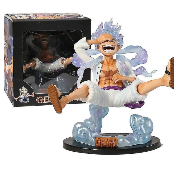 One Piece Fifth Gear 5 Sun God Luffy Nika Collectible Figure Model Doll Decoration Toy white box