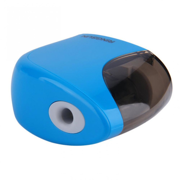 Automatic Blue/red Electric Battery Pencil Sharpener For Office School Use Blue