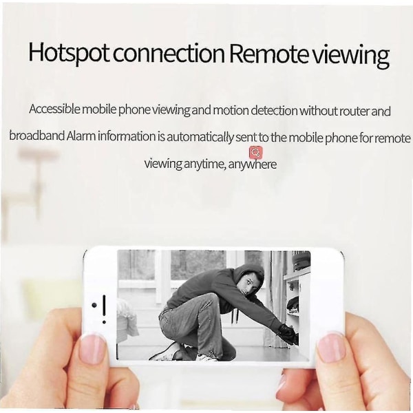 Mini Wifi Hd Wireless Security Camera With Night Vision Motion Detection(black)