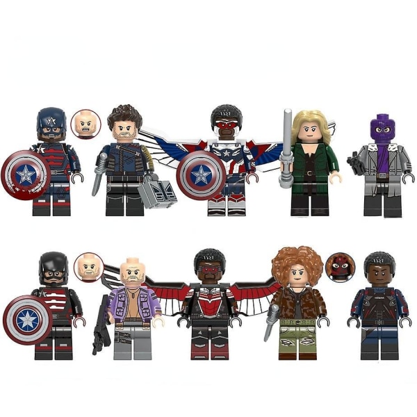 Puzzle Assembling Toys Children's Falcon Series Kalizomo Walker Minifigure Assembled Building Blocks