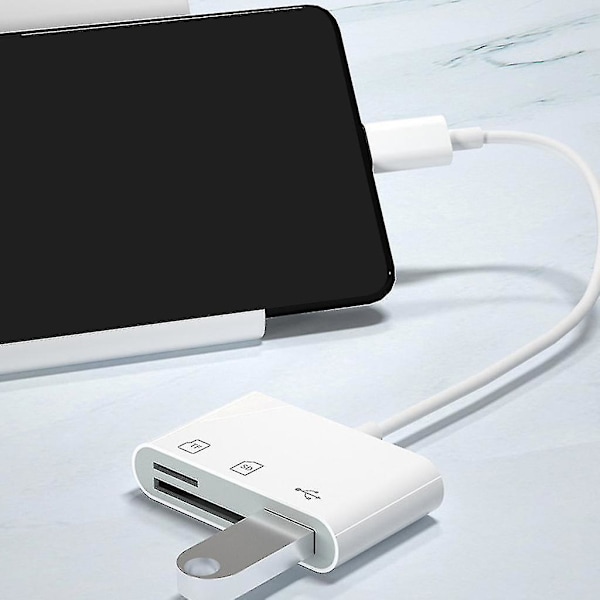 Usb 2.0 Sd Card Reader Usb Type C Sd Tf Cf Card Docking Station Otg Adapter