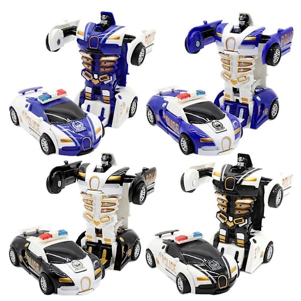 One-key Deformation Car Toys For Children Automatic Transform Robot A1