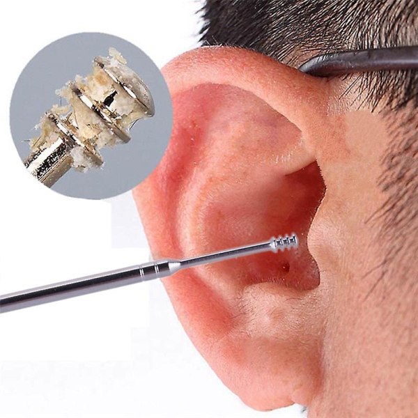 1-7 Pieces Of Earwax Collector Stainless Steel Ear Pick