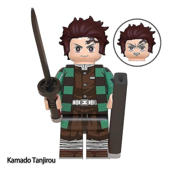 8-delt kombinations Ghost Slayer Blade samlet byggeklods minifigur gavelegetøj