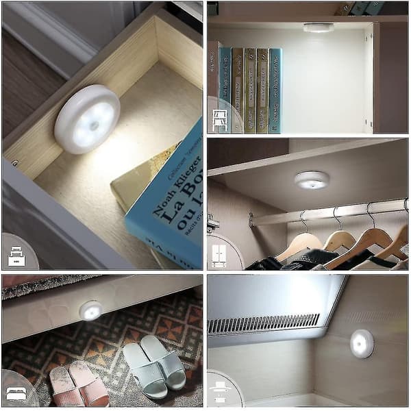 Motion Sensor Lights, Battery-powered Led Night Lights, Wall Lights For Hallway, Bathroom, Bedroom