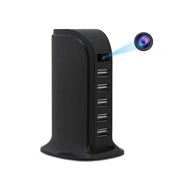HD 4K Mini Wifi Lader Kamera Skjult Sanntids Overvåking Bevegelsesdeteksjon Loop-opptak EU Plug