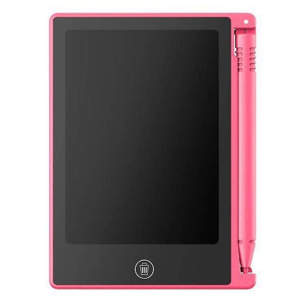 4,4 tuuman kannettava LCD-kirjoitustaulu digitaalinen piirustusgraffititaulu kynällä Pink