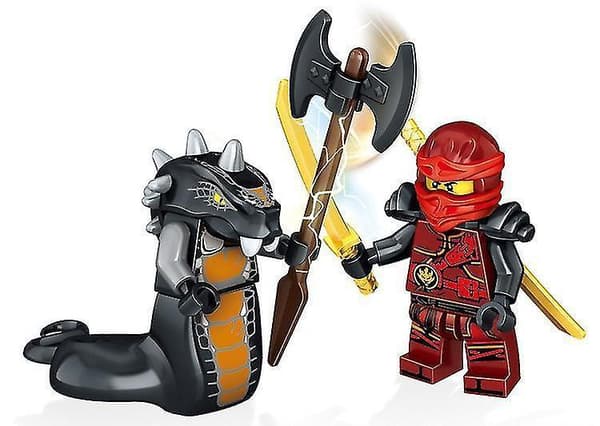 24pcs Building Block Plastic Mini Ninjago Assemble Figure Toy