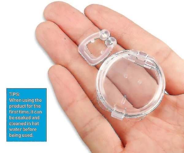4 Pack Silicone Clipple Magnetic Anti Snore Stop Snoring Nose Clips Sleeping Aid