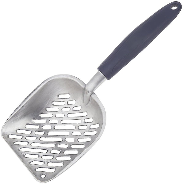 Jumbo Cat Litter Scoop, All Metal End-to-end With Solid Core, Sifter With Deep Shovel