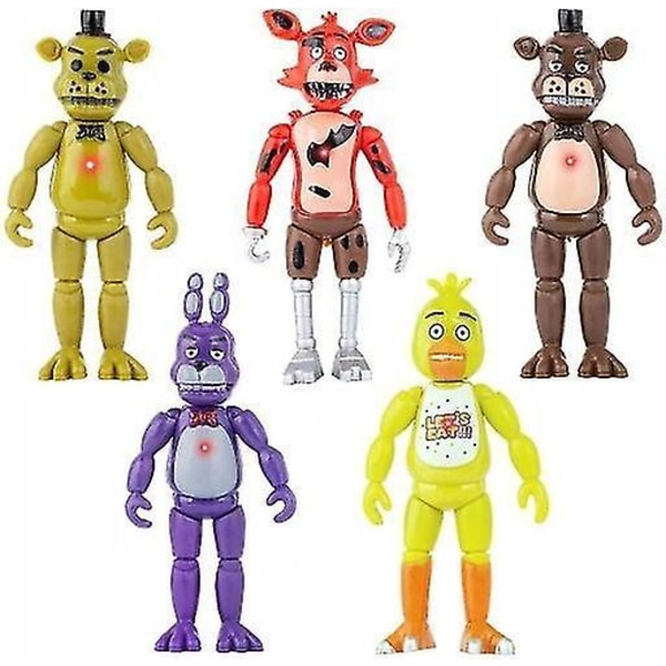 5 Pcs Five Nights At Freddy's Fnaf Figure Set