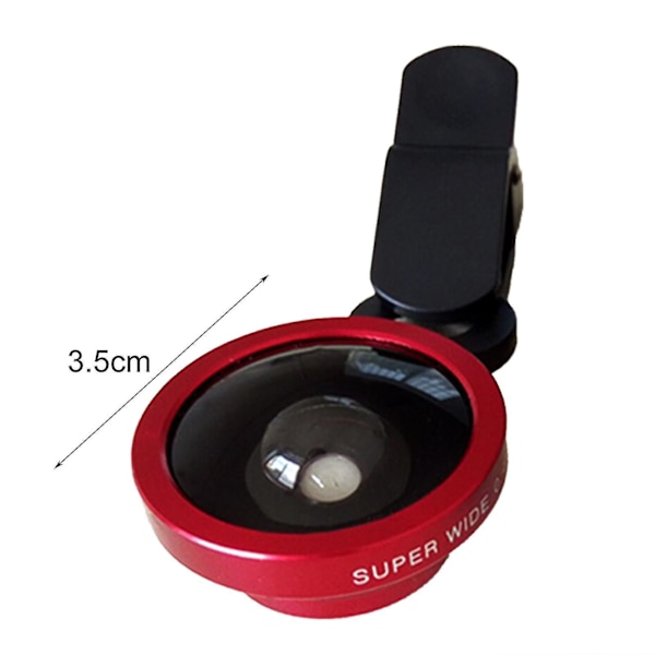 Brt-0.4 Phone Lens Mini 0.4x Ultra-wide Optical Tempered Glass Universal High Clarity Wide Angle Smartphone Camera Lens For Selfie Black