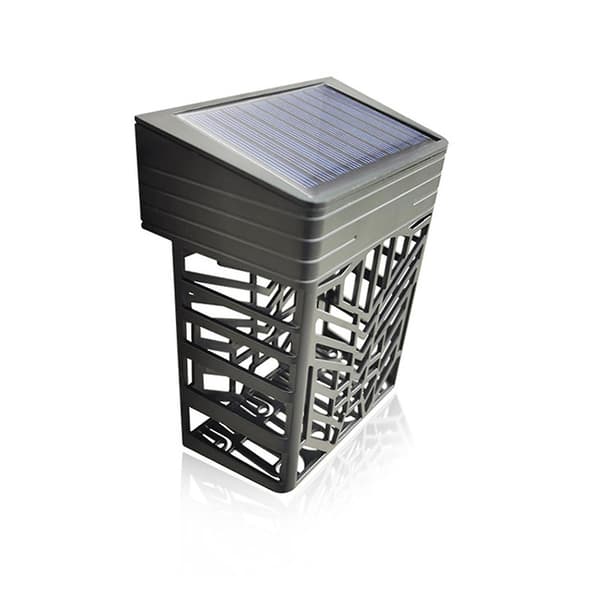 2pcs Solar Deck Lights Solar Fence Lights Outdoor Waterproof Decorative Lights
