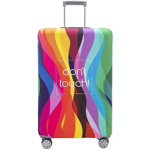 Luggage Cover Washable Suitcase Protector Anti-scratch Suitcase Cover Fits 18-32 Inch Luggage (colour Stripe, S) L