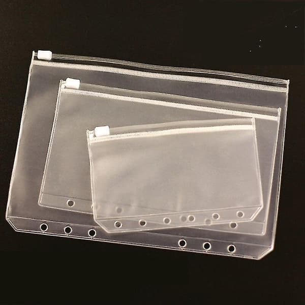 File folders file organizer storage folder standard pvc loose leaf pouch with self styled A7