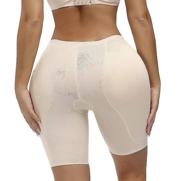 Sexy Lingerie Underwears Hip Pads Shapewear Thigh Slimmer Panties Firm Beige M