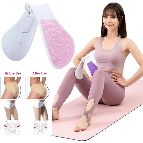 Exerciser Bladder Control Device Pelvic Floor Trainer Thigh Master Muscle Toner Exercise Correcting Buttockspink-purple
