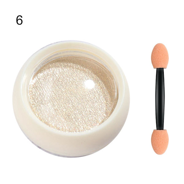 2g Mirror Effect Nail Aurora Powder Persistent With Brush Solid Chrome Manicure Art Decorations Rubbing Dust For Female 6