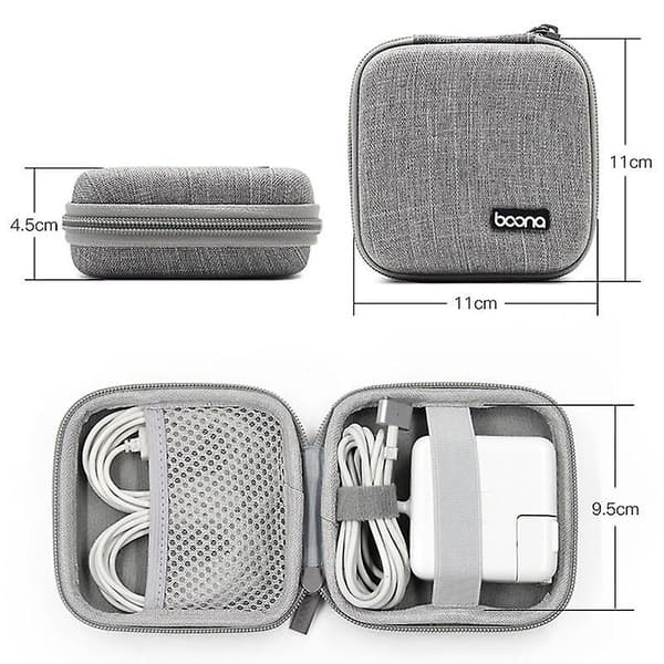 Portable Earphone Storage Bag Hard Shell Digital Gadgets Case Eva Bluetooth Bag Data Cable Mac Charger U Disk Protective Cover