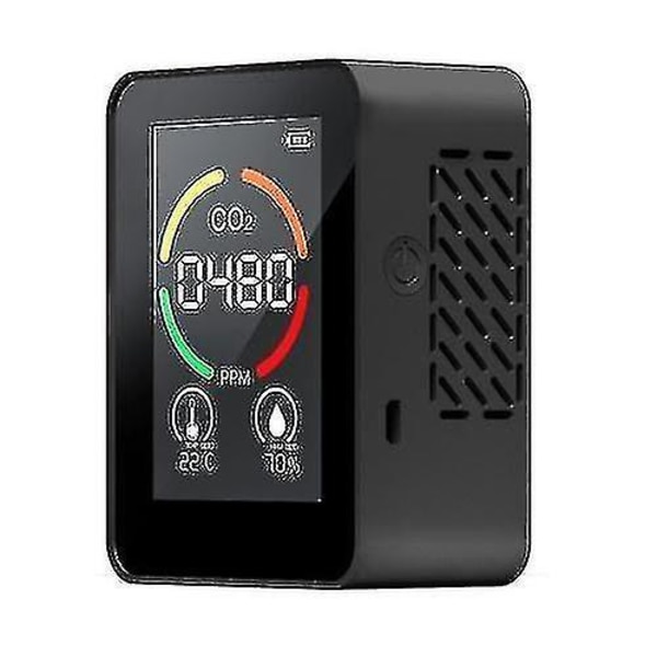 Landbrugsproduktion Drivhus Co2 Monitor Smart Luftkvalitetsanalysator black