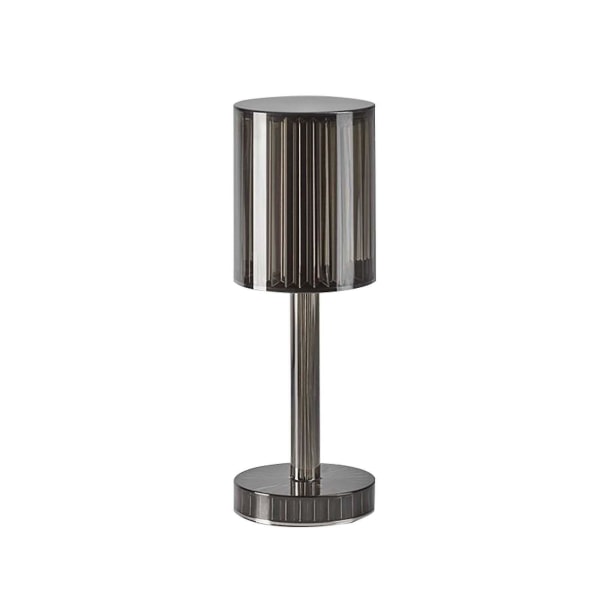 Touching Control Crystal Lamp Crystal Cordless Table Lamp With Touching  Control Usb Port 3-way Dimmable Bedside Nightstand Lamp Gray