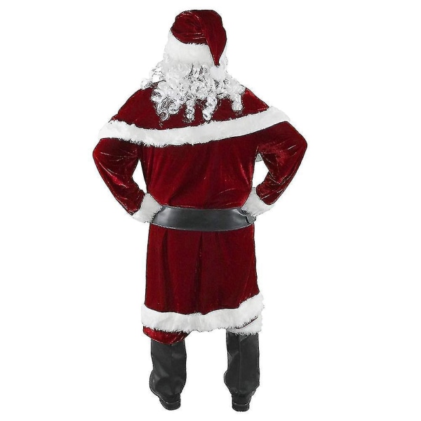 Mens Santa Costume Set Christmas Deluxe Adult Suit XXL