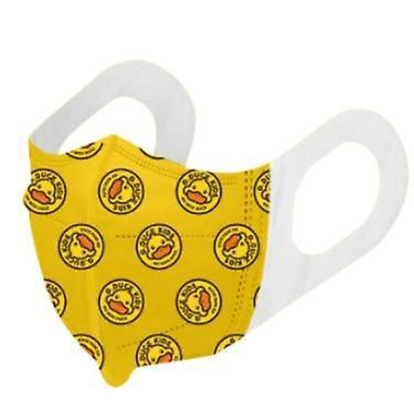 Kid's Little Yellow Duck Disposable 3d 3-layer Protection Mask C