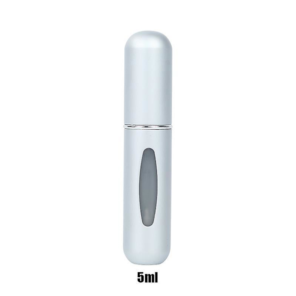 8ml Portable Mini Refillable Perfume Bottle With Spray 5ml gray
