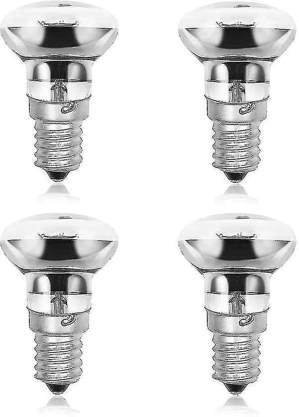 30w E14 R39 Lava Lamp Reflector Lamp, Dimmable E14 Base R39 Heat Lamp, Ac220-240v4 Pack