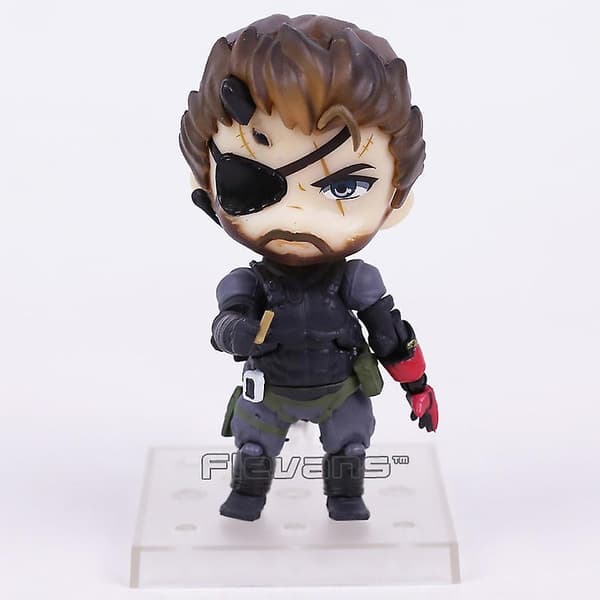565 Metal Gear Solid V The Phantom Venom Snake Snikdrakt Ver. Q Versjon Action Figur Samlemodell Leke 565 box