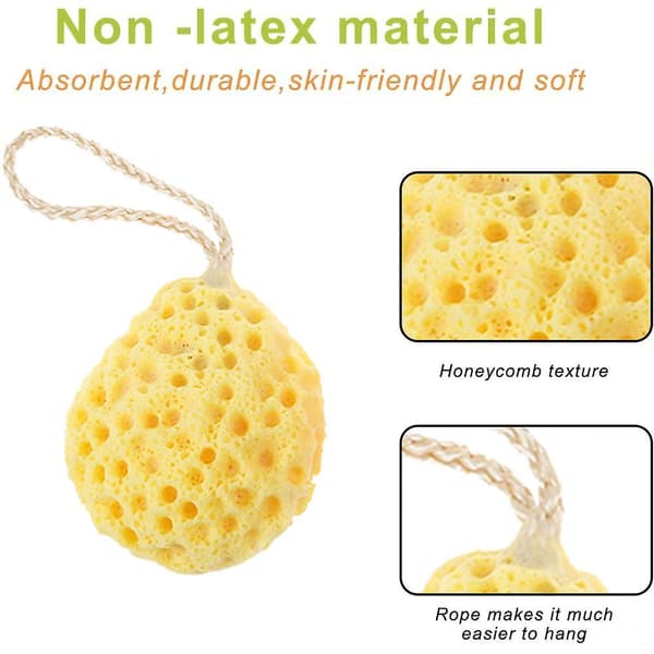 Naturlige Badesvamper, loofah Dusjsvamp Kroppsskrubber