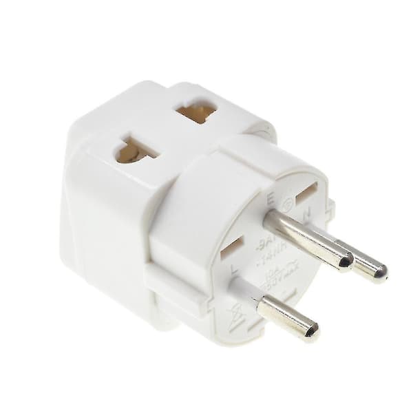 Universal US UK til EU Euro Plugg Strøm Reise Hjem Lader Adapter Konverter