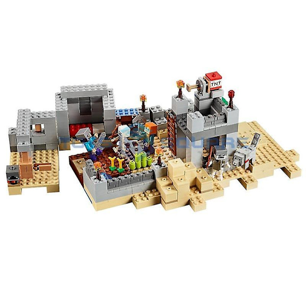 The Desert Outpost Model Building Blocks With My World Action Figures Bricks Set Gifts  Toys For Children Kids Boys Girls