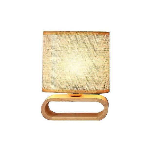 Moderne Ny Massiv Træ Bordlampe