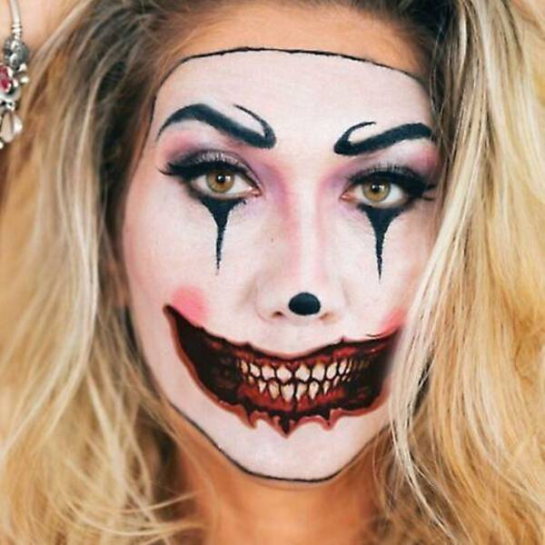 1/12pcs Halloween Prank Makeup Temporary Tattoo Tattoo stickers 10