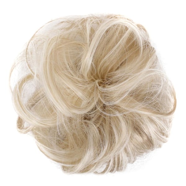 Easy To Wear Stylish Hair Scrunchies Naturally Messy Curly Bun Hair Extension 1