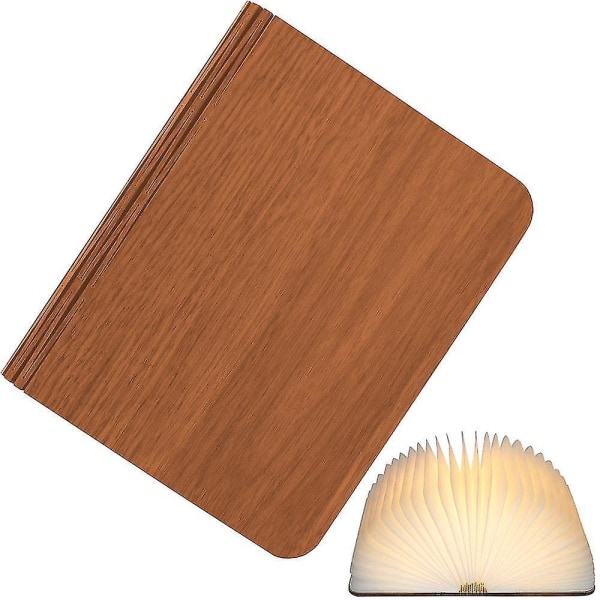 Led Real Wood Book Lamp Hanging Strap - Versatile Reading Lantern