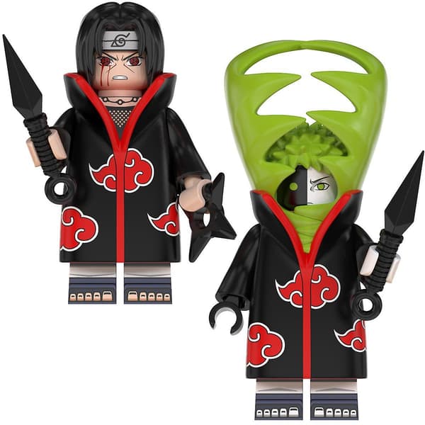 8 stk. Ninja Mini Figurer Sett Leker Action Figur Anime Helter Mini Figur Bursdagsgaver For Barn Gutter Jenter