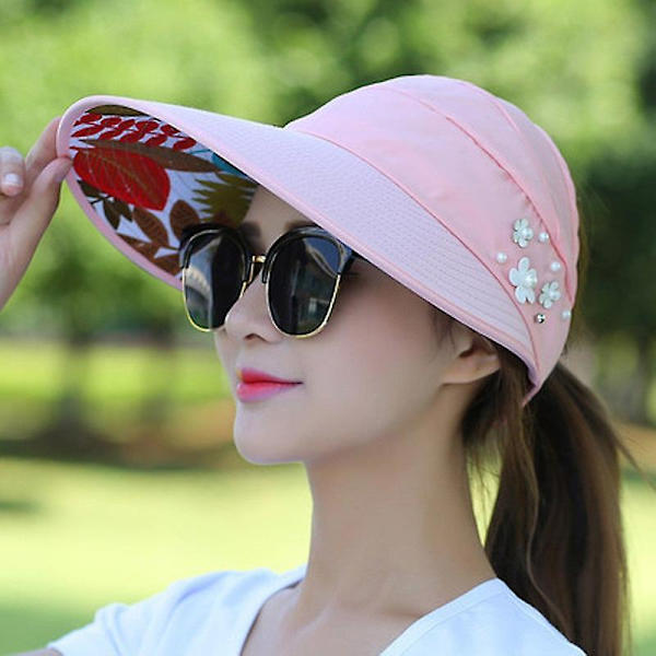 Outdoor Travel Leisure Fashion Sun Protection Sun Hat Foldable Uv Protection Sun Hat Watermelon red