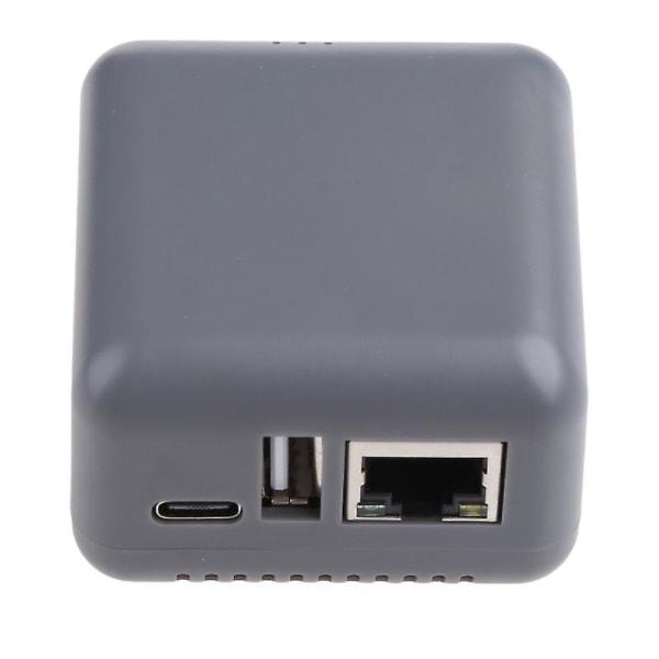 Wifi Nettverk Trådløs Bt 4.0 Print Server Nettverk Usb 2.0 Port Rask 10/100mbps Rj-45 Lan Port Ethernet Print Server Adapter Black