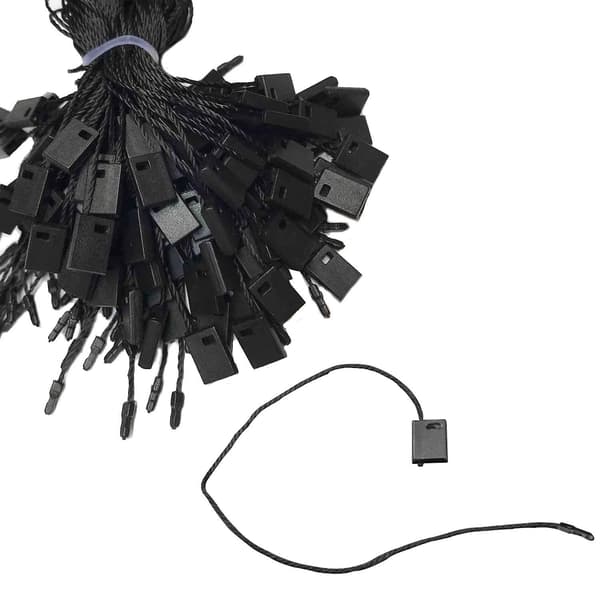 100 stk. nylon snor festeetiketter Black 1000pcs