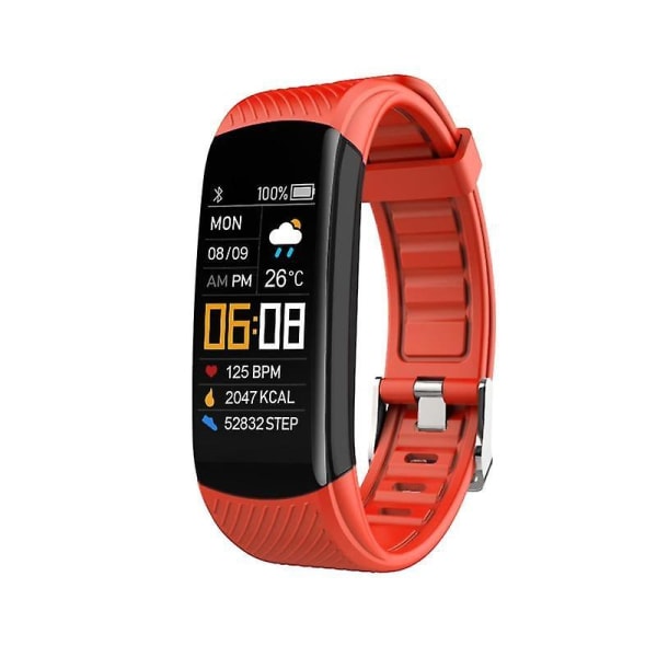 Blodtryk & Puls - Skridttæller Smart Armbånd Orange